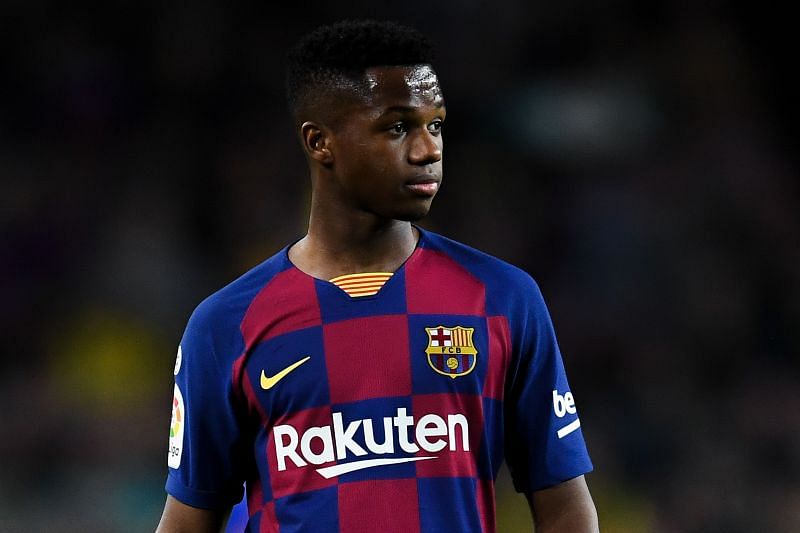 Barcelona's Ansu Fati has been linked with Manchester United